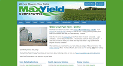 Desktop Screenshot of maxyieldcooperative.com